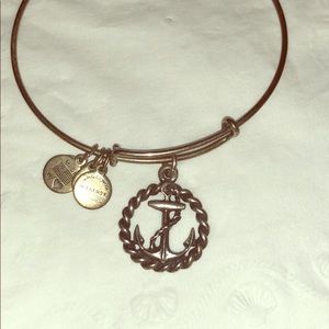 Alex and Ani Anchor Charm Bracelet